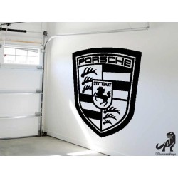 Porsche Emblem Wall Art