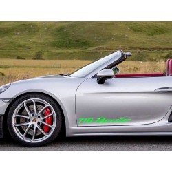 Porsche 718 Boxster x2 Door Sticker