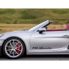 Porsche 718 Boxster x2 Door Sticker