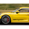 Porsche 718 Cayman x2 Door Sticker