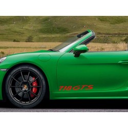 Porsche 718 GTS 2x Door Stickers