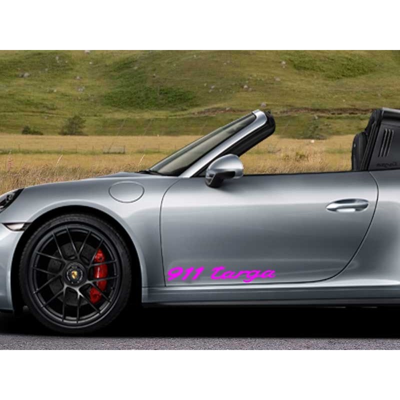 Porsche 911 Targa 2x Door Stickers