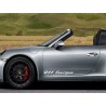 Porsche 911 Targa 2x Door Stickers