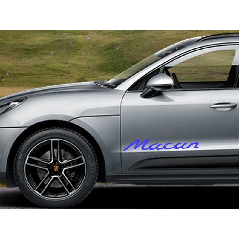 Porsche Macan 2x Door Stickers