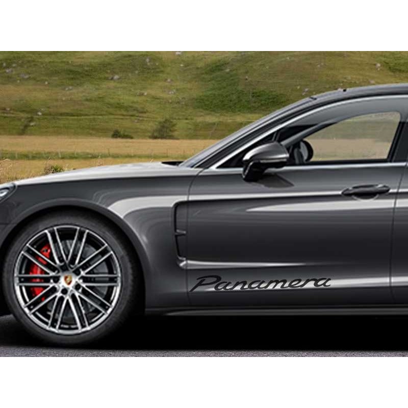 Porsche Panamera 2x Door Stickers