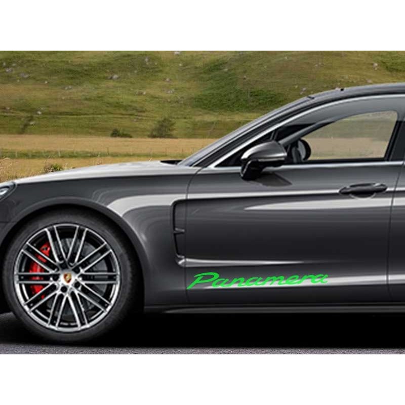 Porsche Panamera 2x Door Stickers