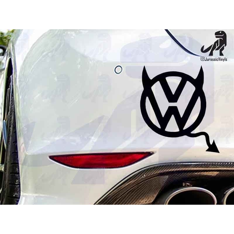 Volkswagen Devil Horns and Tail