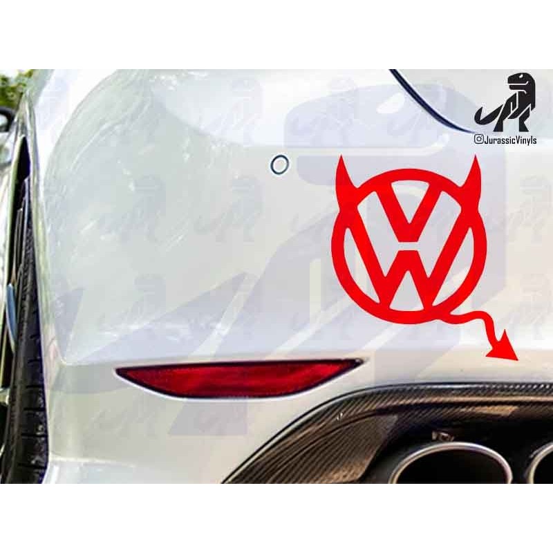 Volkswagen Devil Horns and Tail