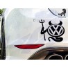 Volkswagen Devil Horns, Tail and Trident