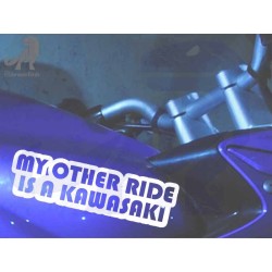 My Other Ride is a Kawasaki