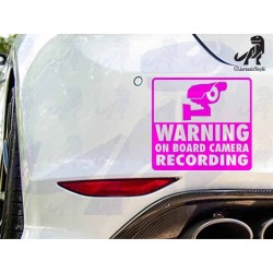 Warning On Board Camera Recording