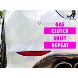 Gas, Clutch, Shift Repeat