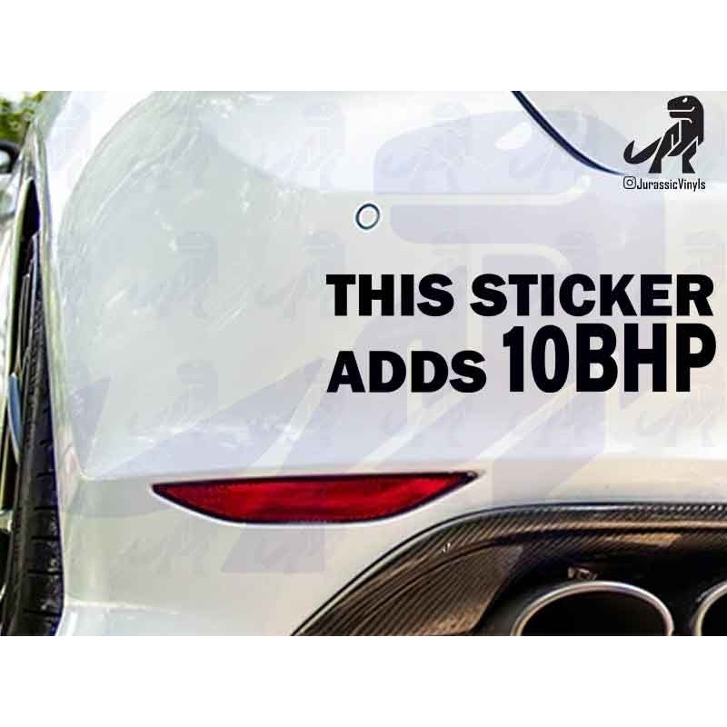 This Sticker Adds 10bhp