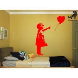 Banksy - Girl Heart Balloon