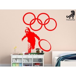 Banksy - Olympic Rings