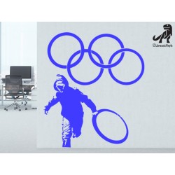 Banksy - Olympic Rings