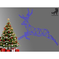 Christmas Line Deer Design