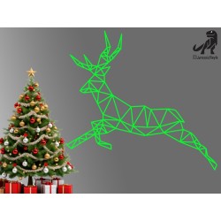 Christmas Line Deer Design